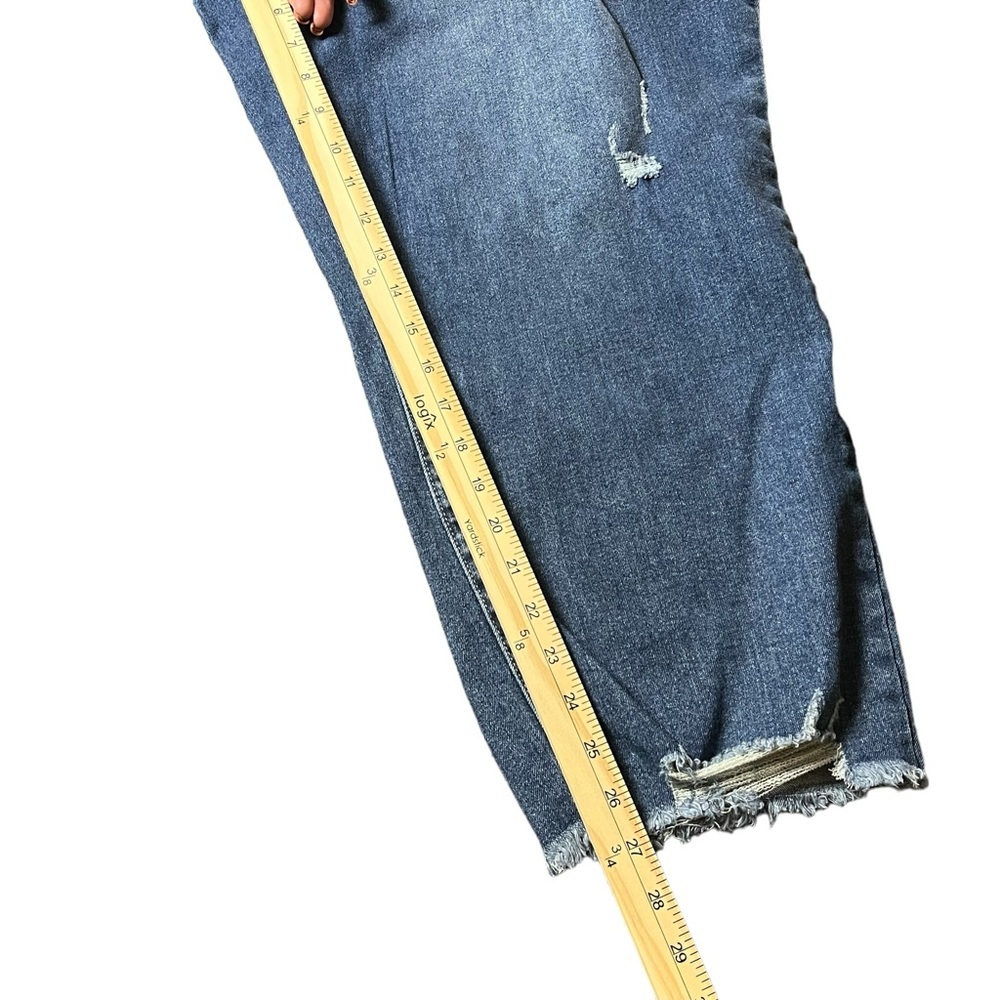 Nanette Lepore Belle High Rise Slim Straight Jeans Size 24 - Picture 9 of 11